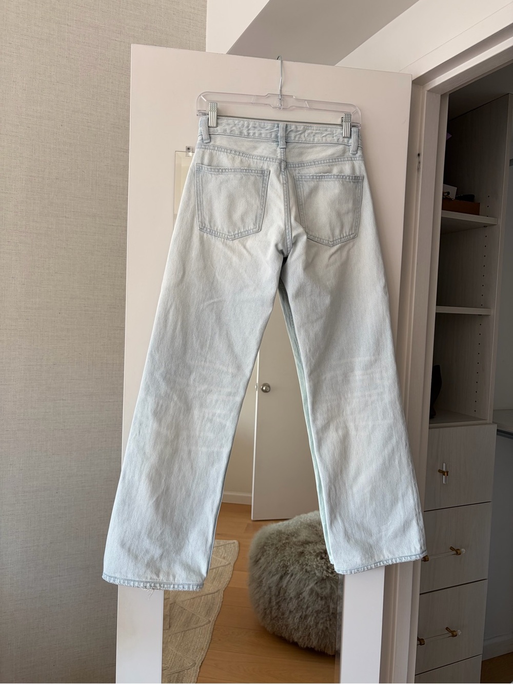ZARA LOW RISE LIGHT WASH DENIM - Picture 4 of 4
